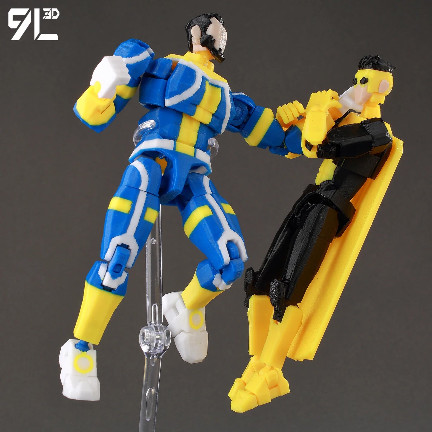 3D Printed Invincible 2.0 Action Figure - Multi-Jointed Movable Superhero Anime V4