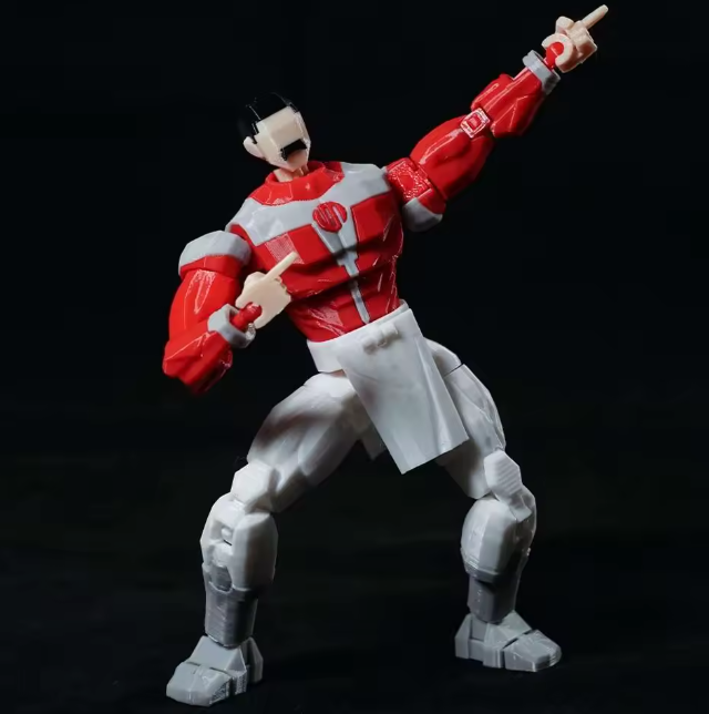 3D Printed Thragg Action Figure - Multi-Jointed Movable Invincible Villain Anime