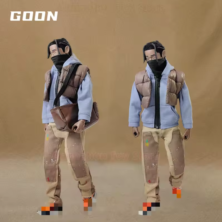 Goon Travis Scott Action Figure Cactus Jack 1/6 Astroworld Festival Collectible