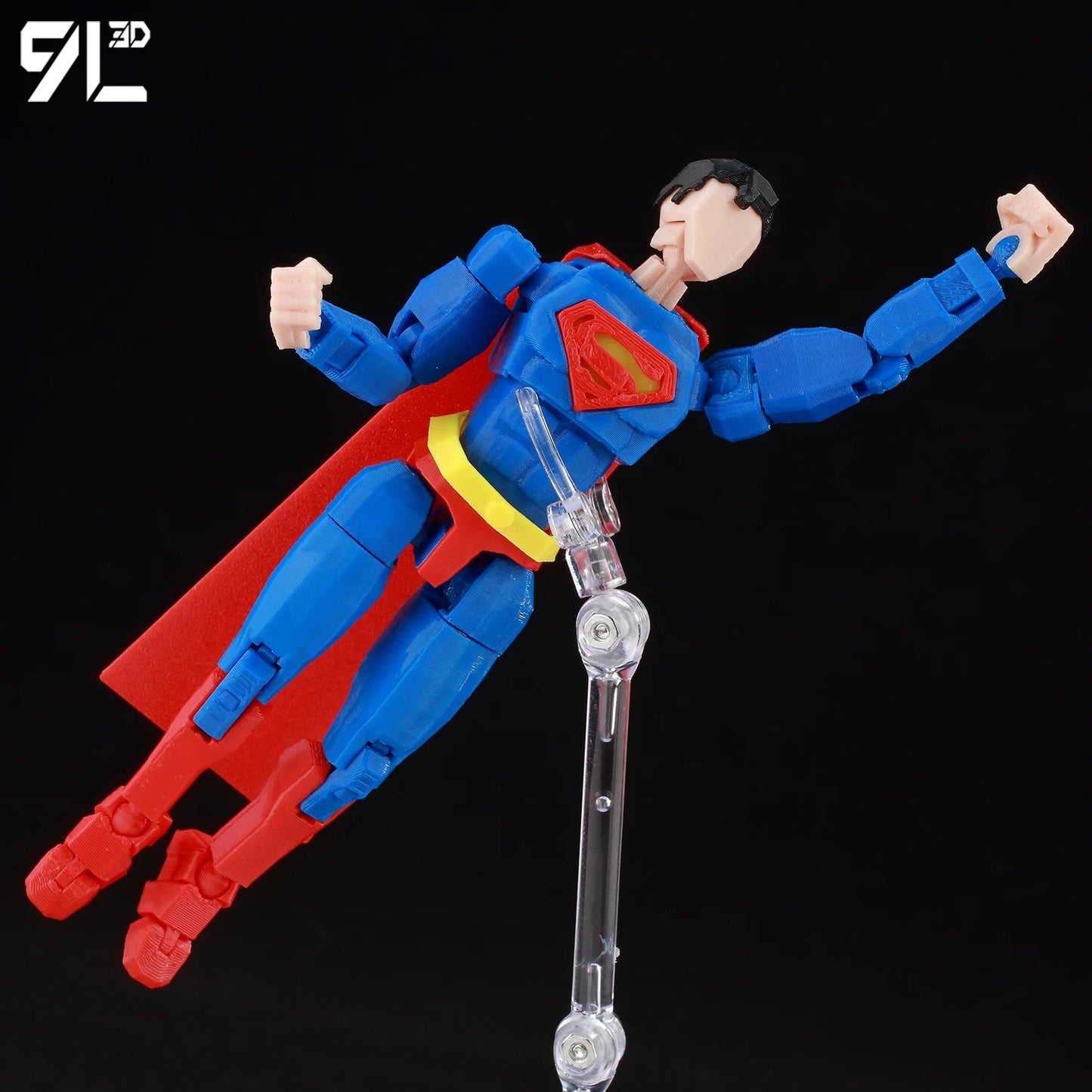 3D Printed DC Multiverse 2025 Superman New Movie 6-Inch 1/12 Scale Action Figure