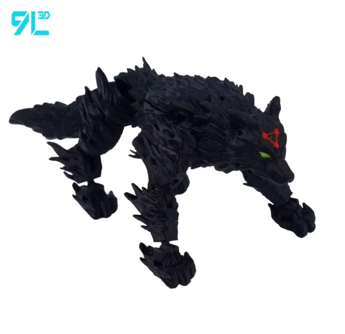 3D Printed 5.5" Jujutsu Kaisen Toy Megumi Fushiguro w/ Divine Dogs Action Figure