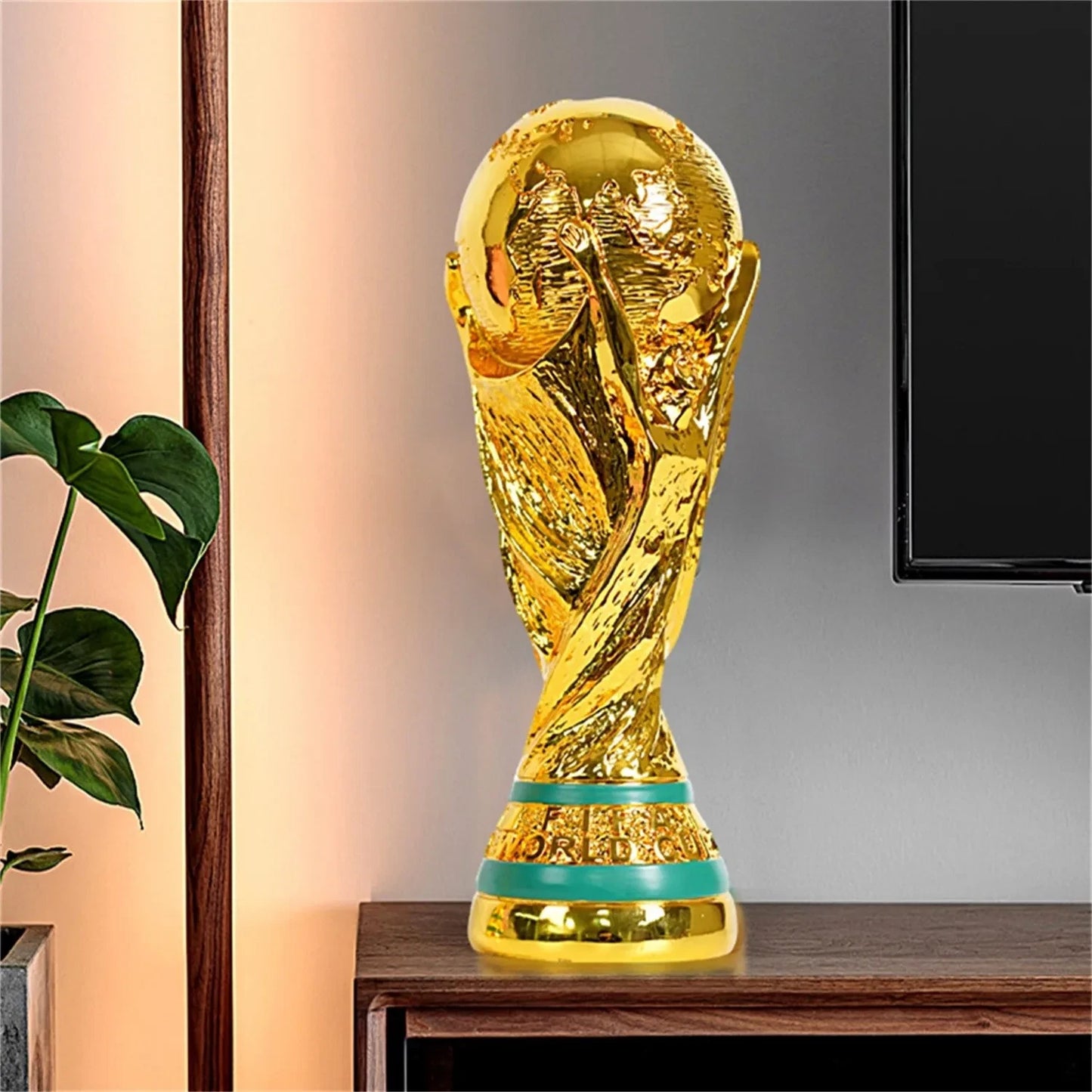 16" New Top Quality Resin 1:1 World Cup Football Trophy Full Size 2026 U.S CA ME