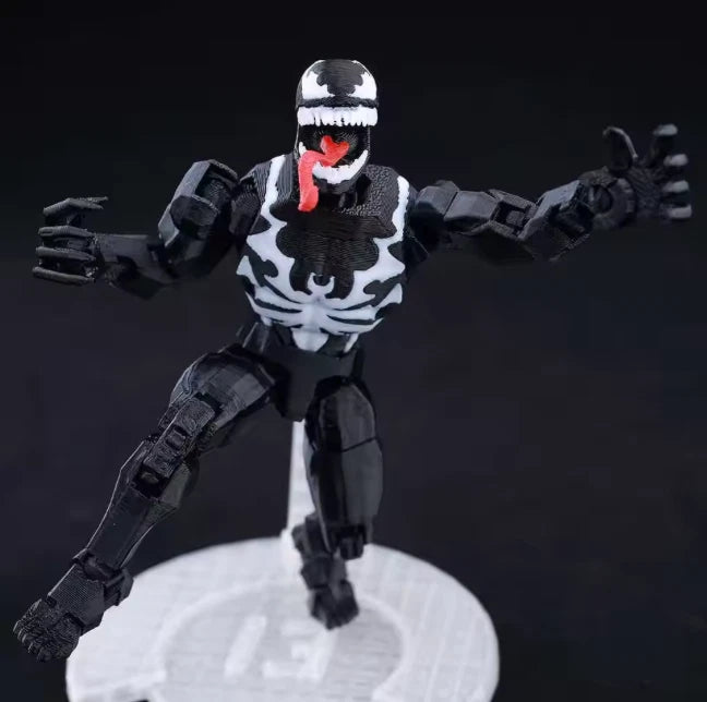 3D Printed 8" Venom Eddie Brock Carnage Marvel Legends Action Figure Multi-Joint