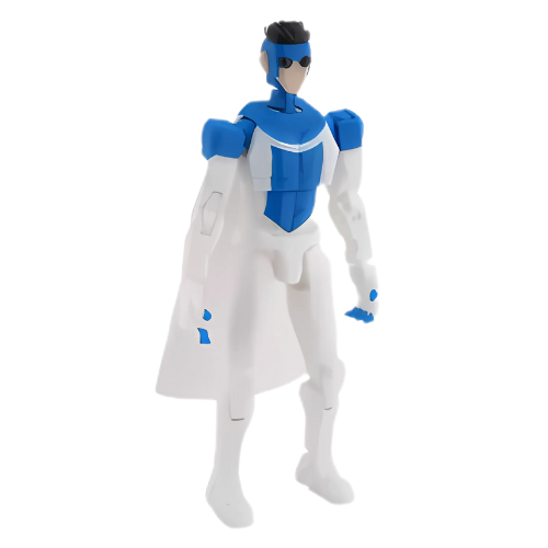 3D Printed Invincible 2.0 Action Figure - Multi-Jointed Movable Superhero Anime V6