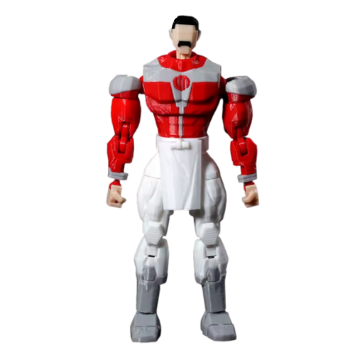 3D Printed Thragg Action Figure - Multi-Jointed Movable Invincible Villain Anime