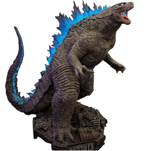 20" Giant Godzilla Heat Ray Figure – Light Up PVC Movie Model Collectible Toy