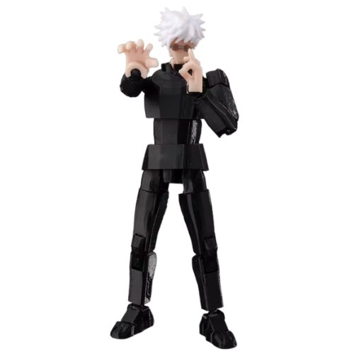 3D Printed Satoru Gojo 1/12 Scale Anime Action Figure