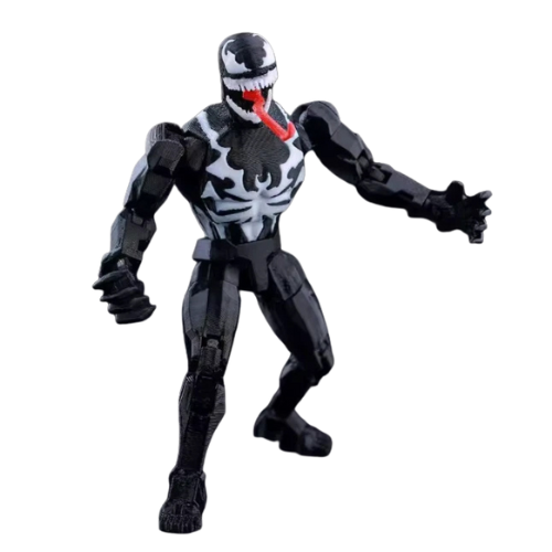 3D Printed 8" Venom Eddie Brock Carnage Marvel Legends Action Figure Multi-Joint