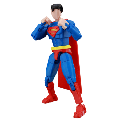 3D Printed DC Multiverse 2025 Superman New Movie 6-Inch 1/12 Scale Action Figure