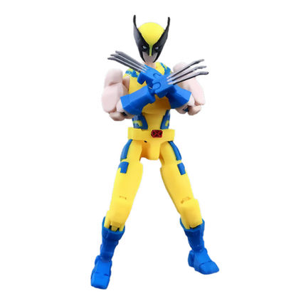 3D Printed Wolverine Logan - Marvel Characters Action Figures w/ Accessories