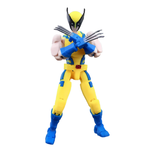 3D Printed Wolverine Logan - Marvel Characters Action Figures w/ Accessories