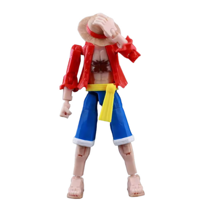 3D Printed One Piece Monkey Luffy 1/12 Scale Anime Action Figure