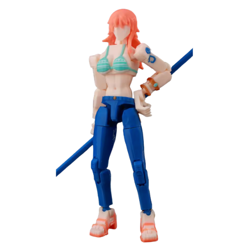 3D Printed One Piece Nami 1/12 Scale Anime Action Figure