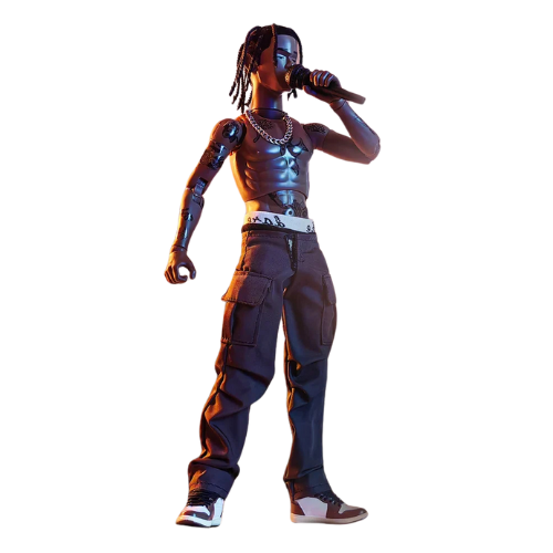 Goon Travis Scott Action Figure Cactus Jack 1/6 Astroworld Festival Collectible