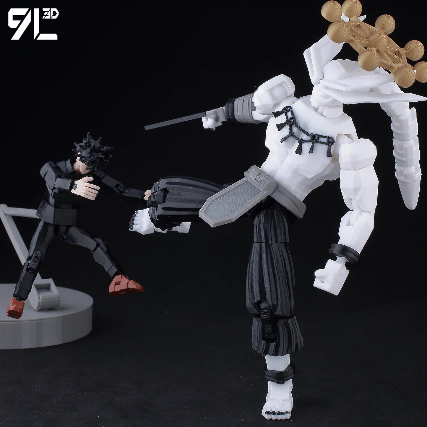 3D Printed Villain Ryomen Mahoraga 1/12 Scale Anime Figure