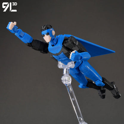 3D Printed Invincible 2.0 Action Figure - Multi-Jointed Movable Superhero Anime V2