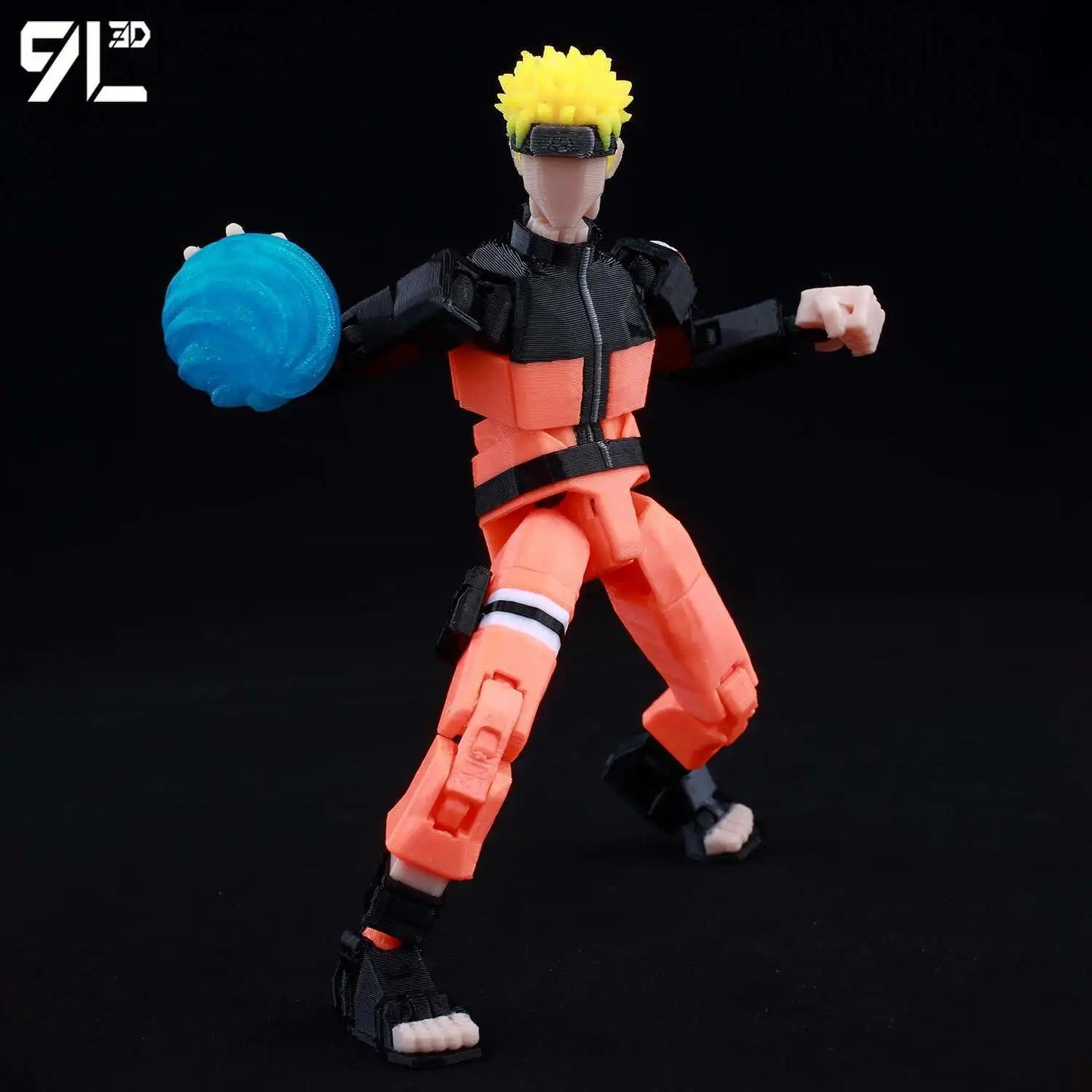 3D Printed Naruto: Shippuden 1/12 Scale Anime Action Figure=