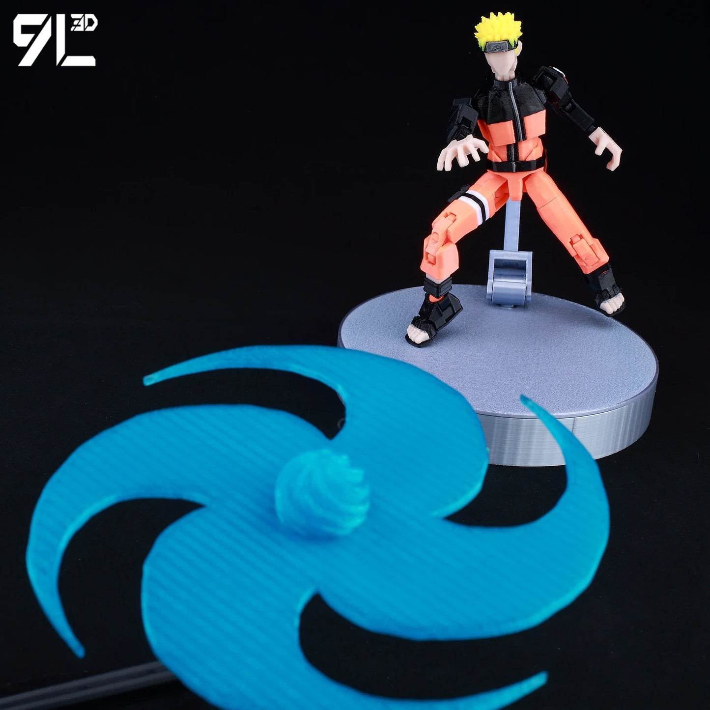3D Printed Naruto: Shippuden 1/12 Scale Anime Action Figure=