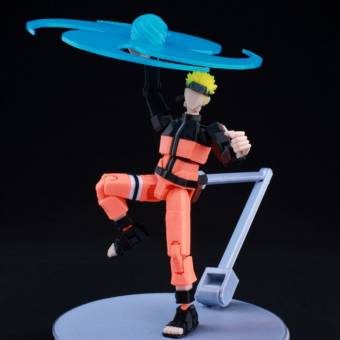 3D Printed Naruto: Shippuden 1/12 Scale Anime Action Figure=