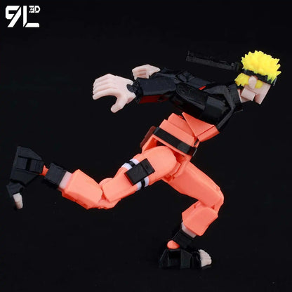 3D Printed Naruto: Shippuden 1/12 Scale Anime Action Figure=
