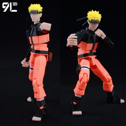 3D Printed Naruto: Shippuden 1/12 Scale Anime Action Figure=
