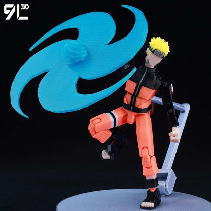 3D Printed Naruto: Shippuden 1/12 Scale Anime Action Figure=