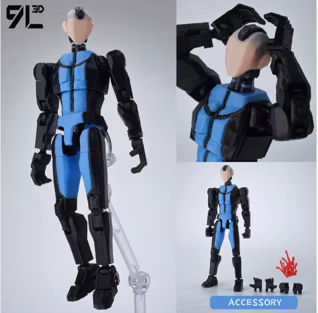 3D Printed Mohawk Invincible Season 3 Action Figure - 1/12 Scale Villain Mark Grayson
