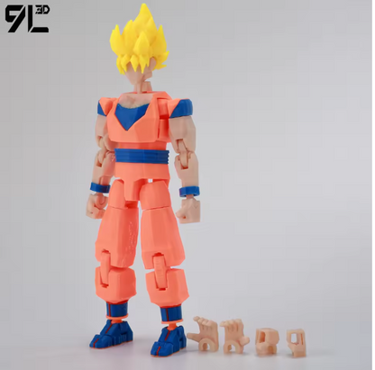 3D Printed Dragon Ball Super HG Saiyan Son Goku Figure Gacha Gashapon Japan GOKU