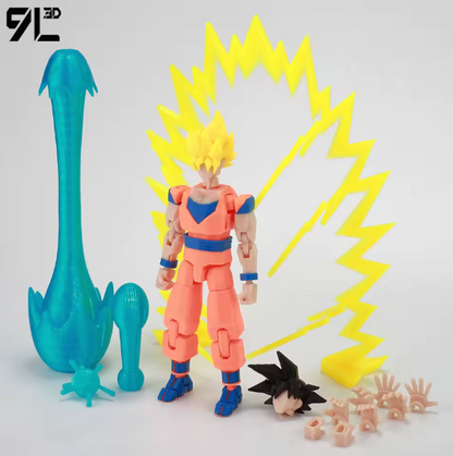3D Printed Dragon Ball Super HG Saiyan Son Goku Figure Gacha Gashapon Japan GOKU