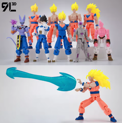 3D Printed Dragon Ball Super HG Saiyan Son Goku Figure Gacha Gashapon Japan GOKU
