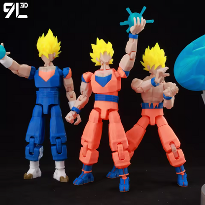 3D Printed Dragon Ball Super HG Saiyan Son Goku Figure Gacha Gashapon Japan GOKU