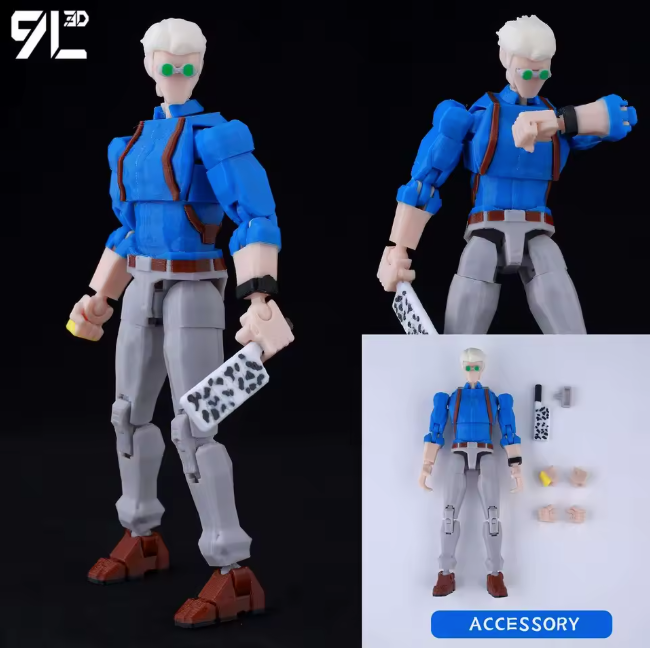 3D Printed Nanami Kento 1/12 Scale Anime Action Figure