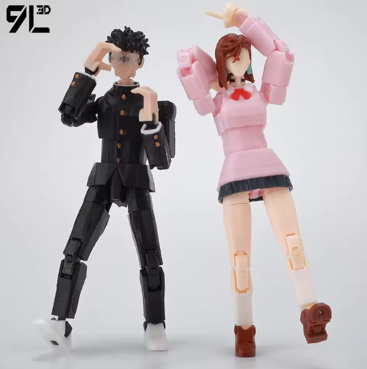 3D Printed Dandadan Ken Takakura Anime Action Figure
