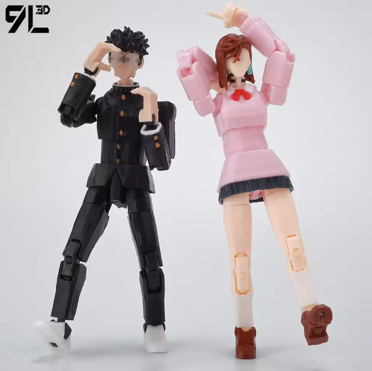 3D Printed Dandadan Momo Ayase Anime Action Figure