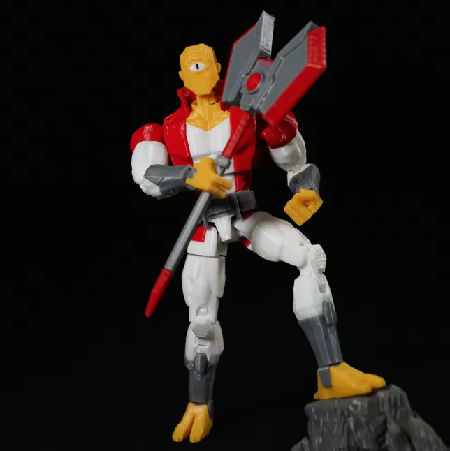 3D Printed 5.5" Prime Invincible Anime Superhero Allen the Alien Action Figure