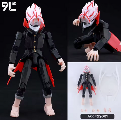 3D Printed Dandadan Ken Takakura Anime Action Figure