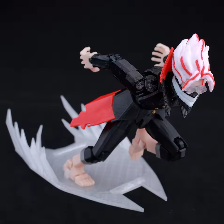 3D Printed Dandadan Ken Takakura Anime Action Figure