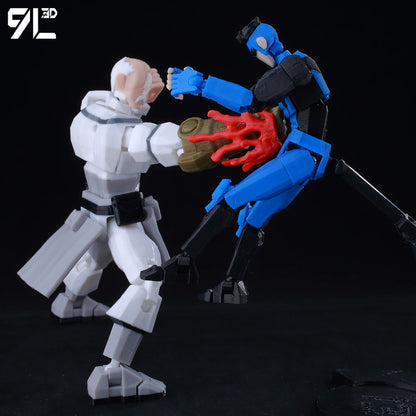 3D Printed Conquest Action Figure - Multi-Jointed Movable Invincible Villain Anime