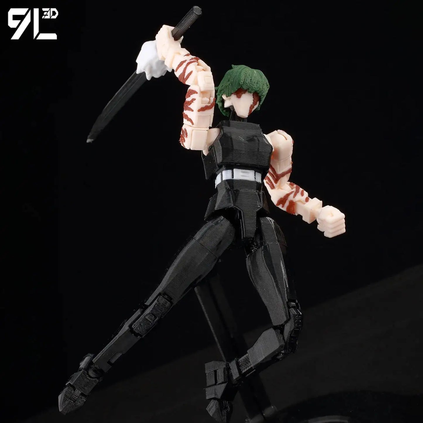 3D Printed Maki Zen'in 1/12 Scale Anime Figure