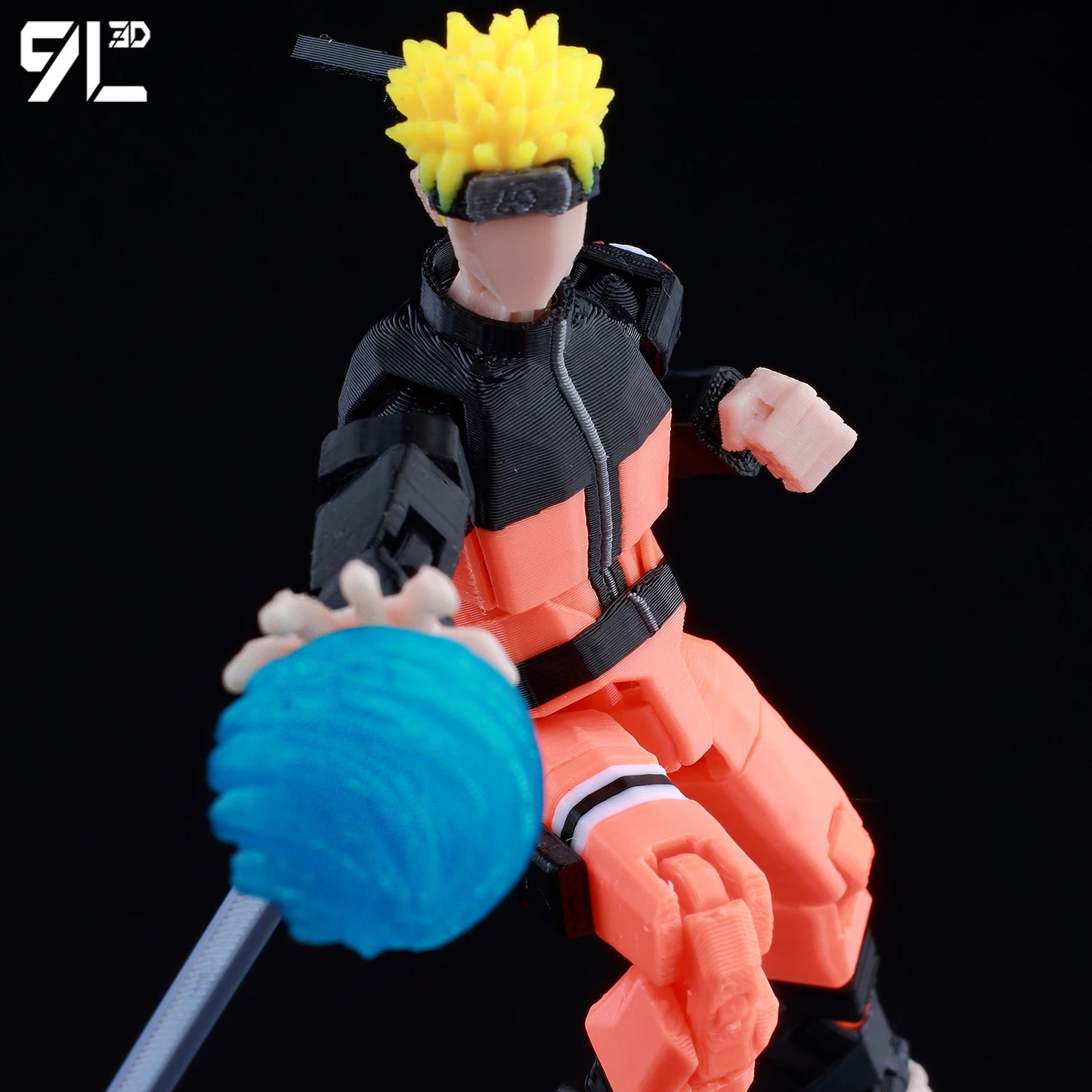 3D Printed Naruto: Shippuden 1/12 Scale Anime Action Figure=