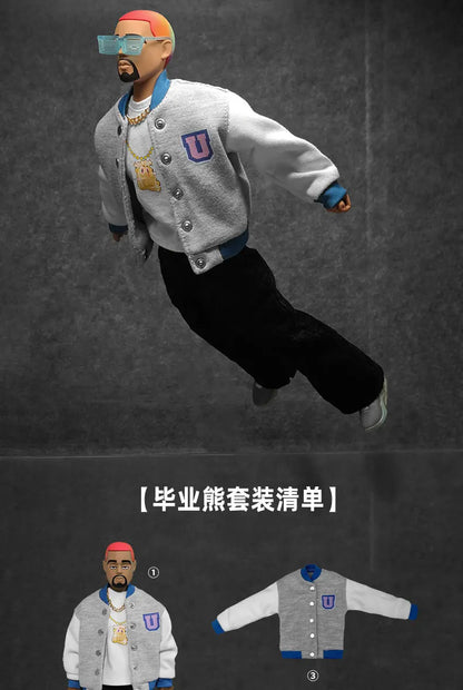 GOON Original 1/6 Scale 12" Kanye West Graduation Dropout Bear Action Figure