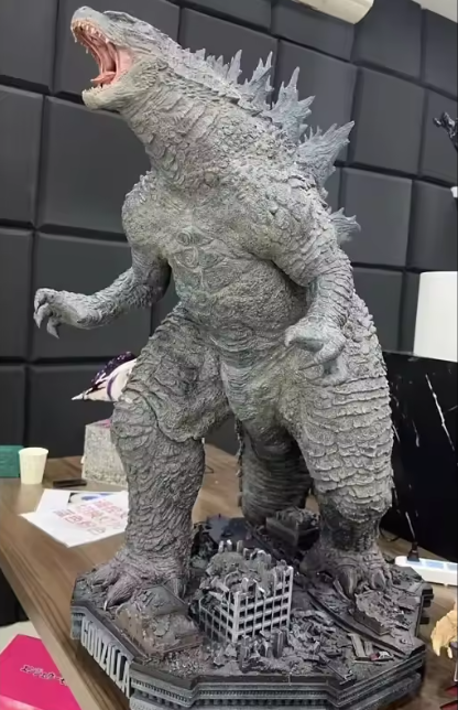 20" Giant Godzilla Heat Ray Figure – Light Up PVC Movie Model Collectible Toy