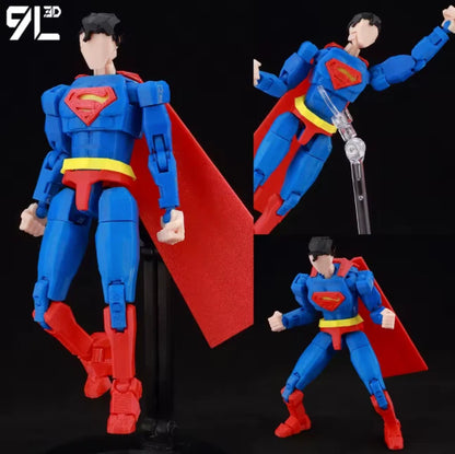 3D Printed DC Multiverse 2025 Superman New Movie 6-Inch 1/12 Scale Action Figure
