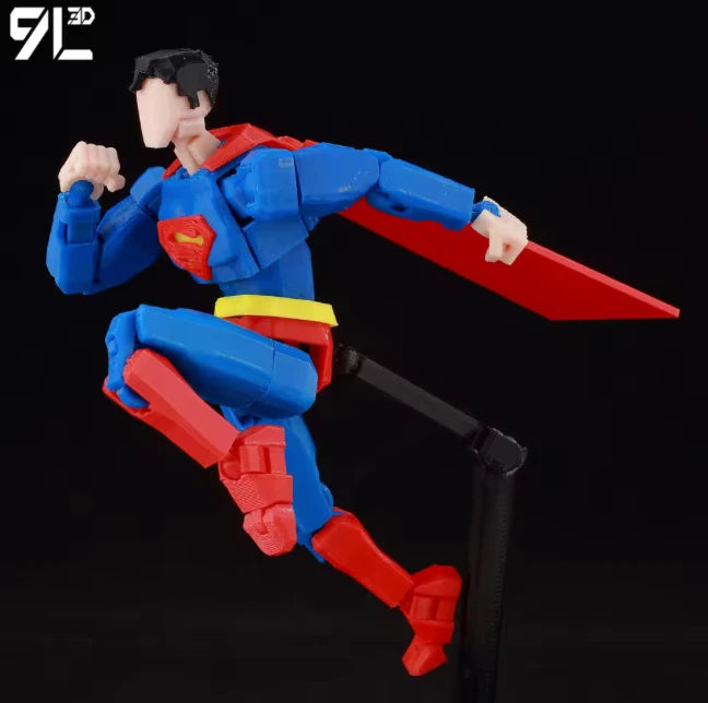 3D Printed DC Multiverse 2025 Superman New Movie 6-Inch 1/12 Scale Action Figure