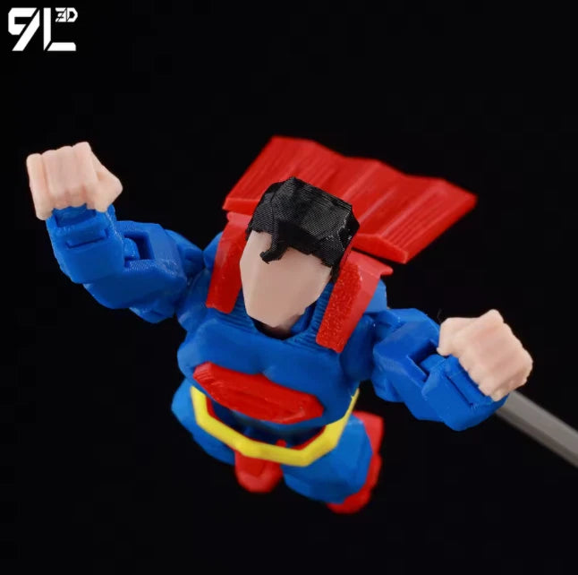 3D Printed DC Multiverse 2025 Superman New Movie 6-Inch 1/12 Scale Action Figure