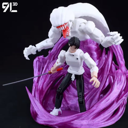 3D Printed Yuta Okkotsu Super Curse Onryo Kurimoto Rika 1/12 Scale Anime Figure