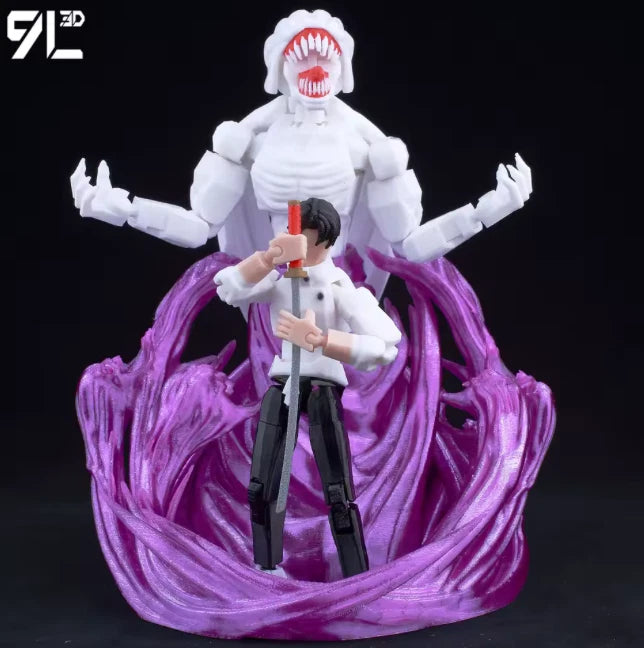 3D Printed Yuta Okkotsu Super Curse Onryo Kurimoto Rika 1/12 Scale Anime Figure