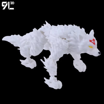 3D Printed 5.5" Jujutsu Kaisen Toy Megumi Fushiguro w/ Divine Dogs Action Figure