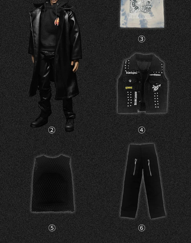 RIP Juicewrld 666 12 Inch Action Figure Set 1/6 action 1/2 type Popstar Collection