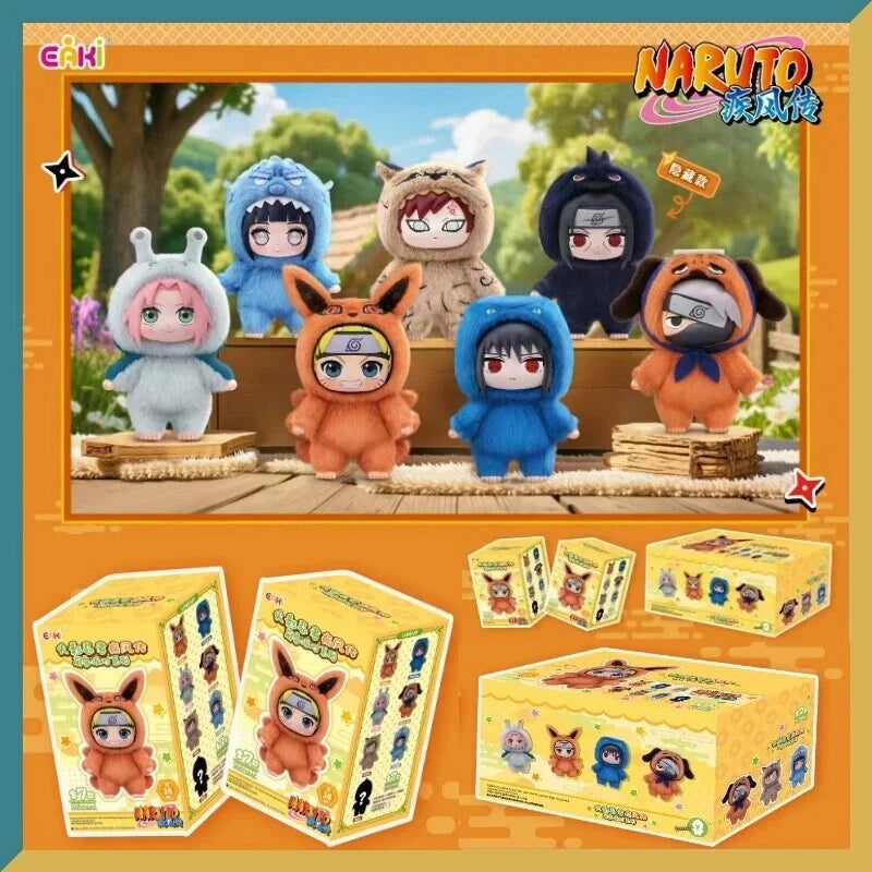 EAKI Naruto Shippuden Party Series Plush Confirmed Blind Box Figure Gift Doll